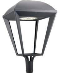 Luminario Magma para punta de poste